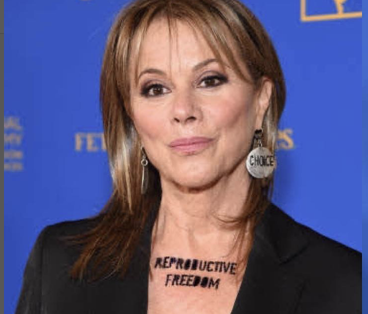 General Hospital Star Nancy Lee Grahn Makes A Roe V Wade Statement With Her Emmy Attire