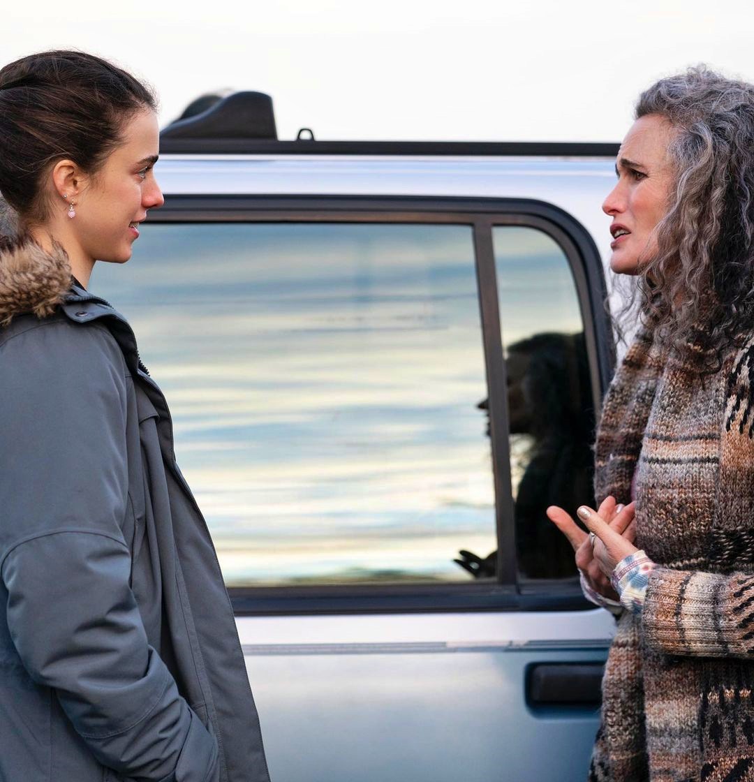 Andie Macdowell and Margaret Qualley in Maid