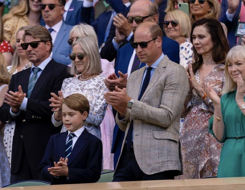 Royal Family News: Animated Prince George Watches Wimbledon Final, Expressive Just Like Prince Louis