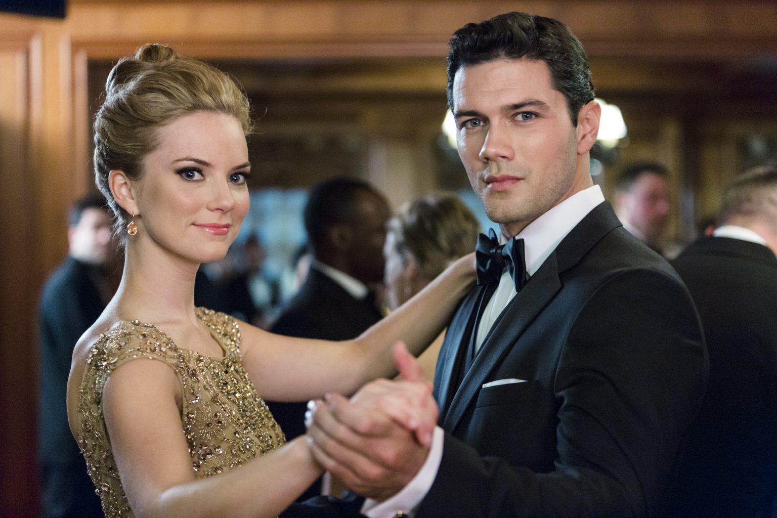 Cindy Busby and Ryan Paevey in Marrying Mr. Darcy