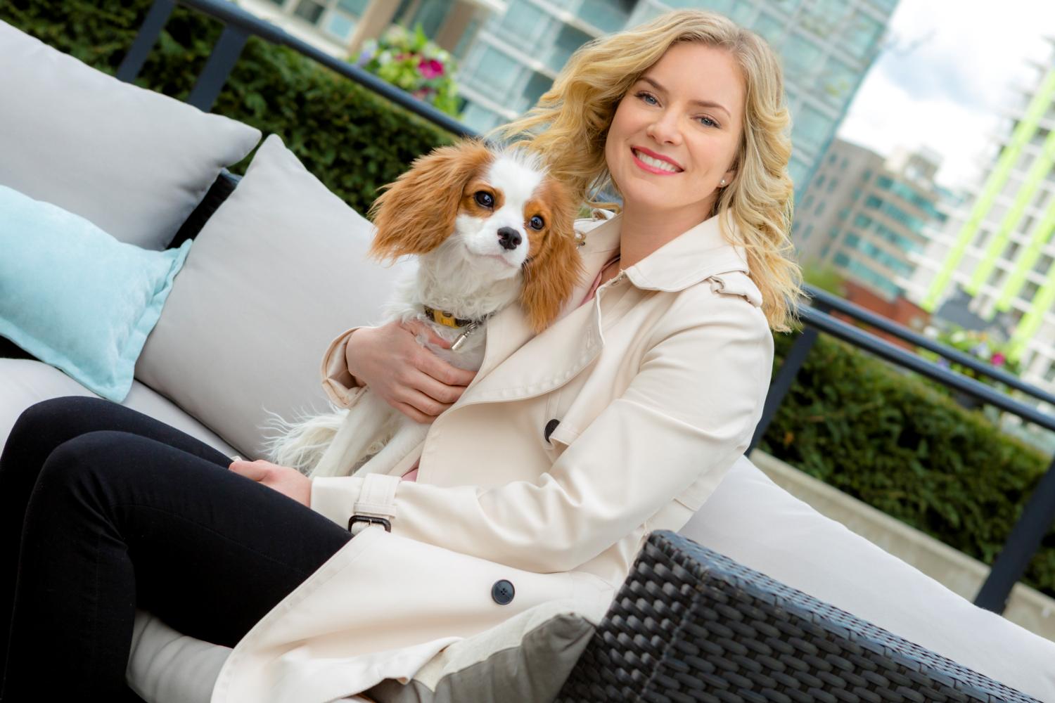 Cindy Busby and friend