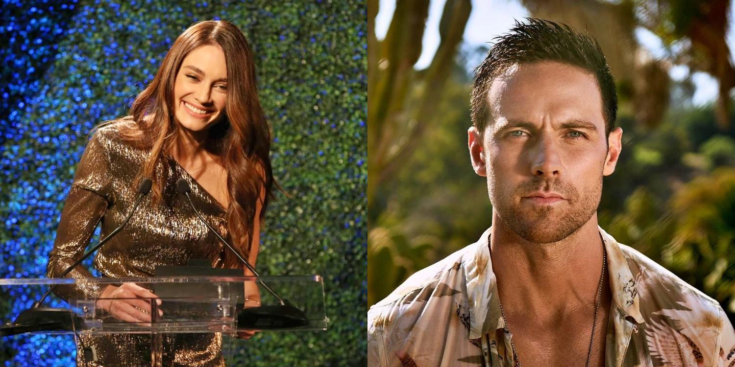 Mallory Jansen and Dylan Bruce