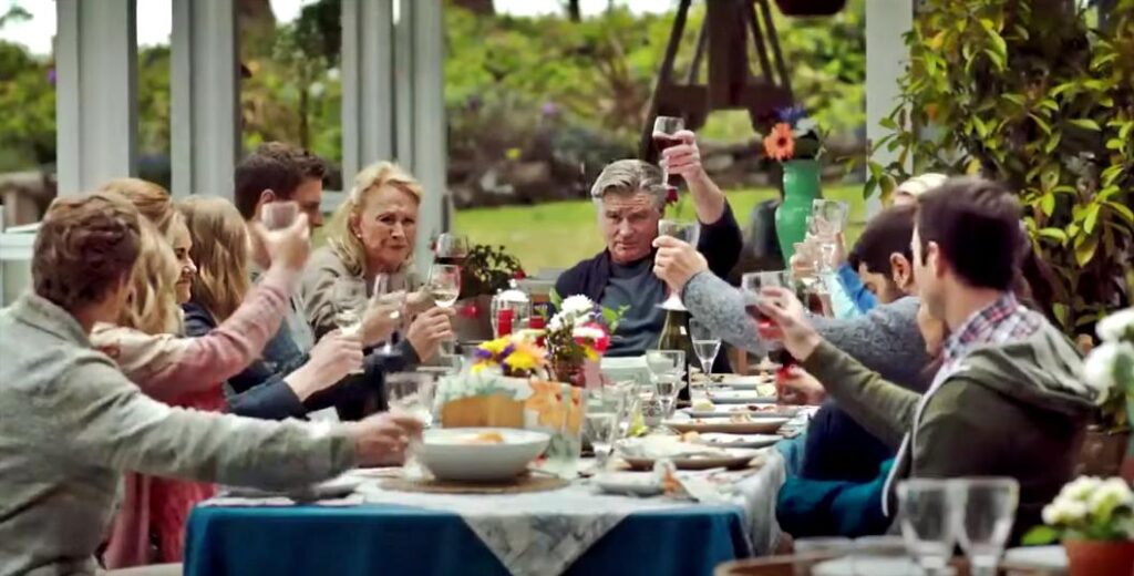O'Brien family dinner on Chesapeake Shores
