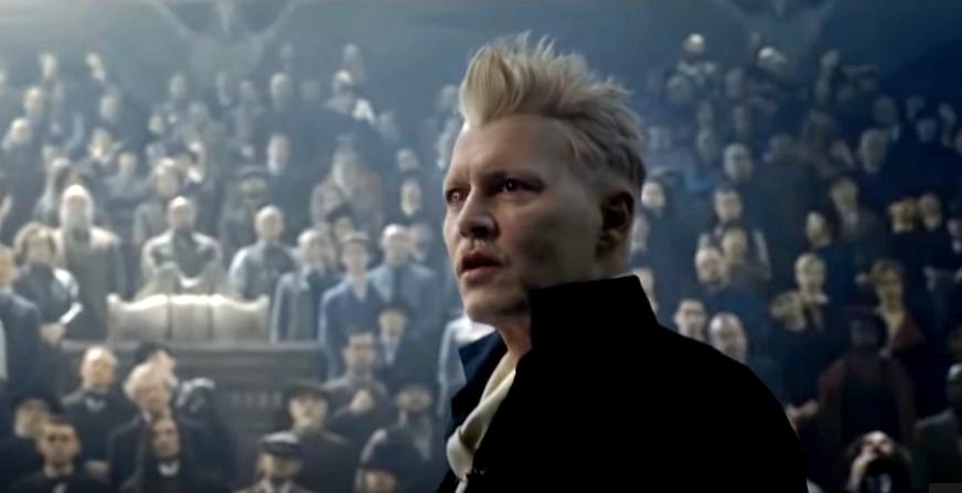 Johnny Depp as Gellert Grindelwald in Fantastic Beasts