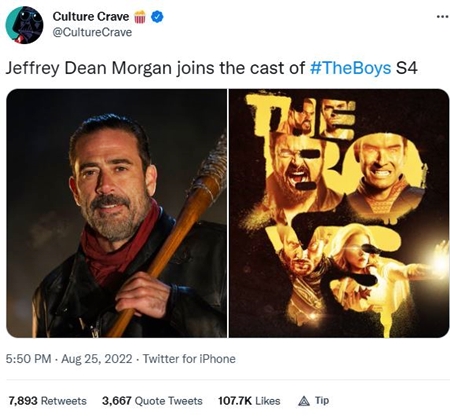 The Boys Season 4 Brings Jeffrey Dean Morgan As A Recurring Character