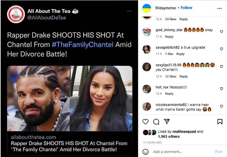 90 Day Fiance Fans React To Rapper Drake And Chantel 