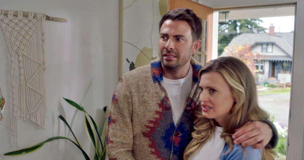 Brooke D'Orsay and Jonathan Bennett in Wedding of a Lifetime on Hallmark