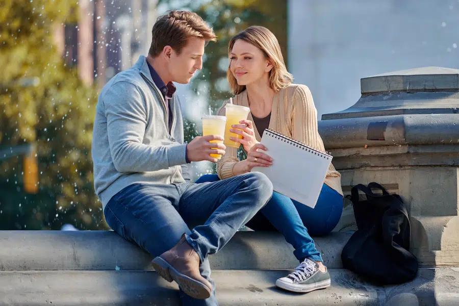 Aimeé Teegarden and Evan Roderick star in Autumn in the City on Hallmark Channel