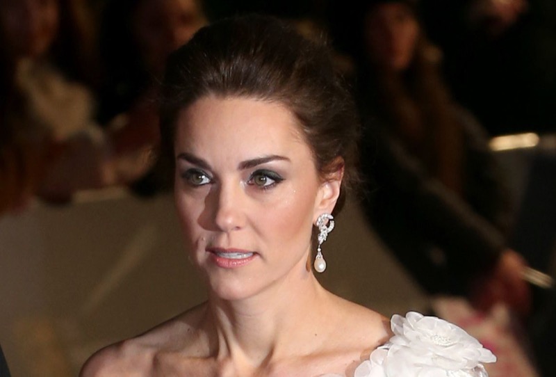 Kate Middleton Wears Queen's Pearls During Mourning Procession