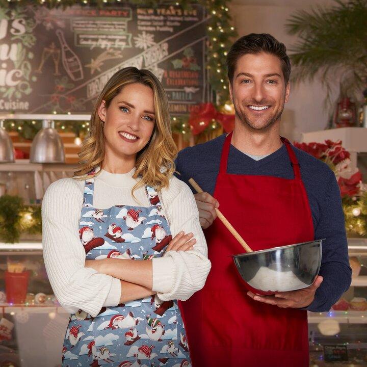 Merritt Patterson Daniel Lissing in Catering Christmas