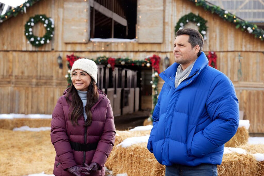 Marisol Nicholas & Kristoffer Polaha In We Wish You A Married Christmas