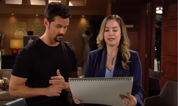 The Bold And The Beautiful: Thomas Forrester (Matthew Atkinson) Hope Logan Spencer (Annika Noelle)