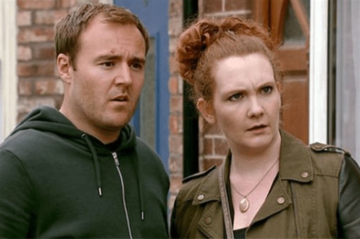 Coronation Street: Tyrone Dobbs (Alan Halsall) Fiz Stape (Jennie McAlpine)