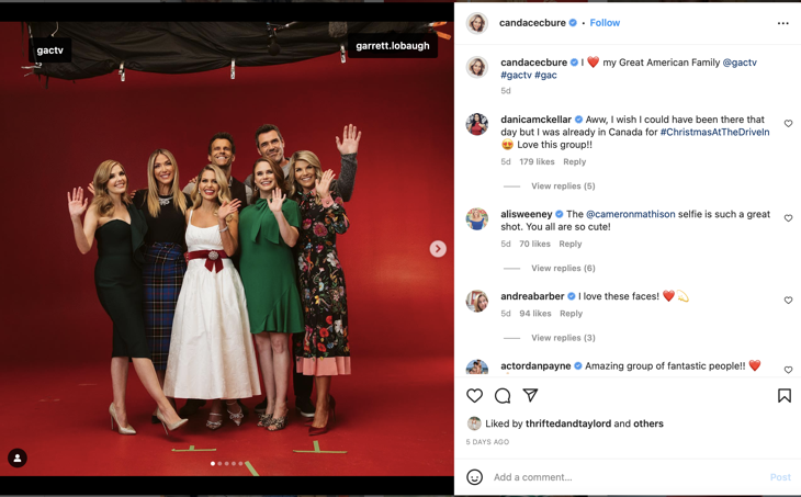 Candace Cameron Bure Shares Photo With Lori Loughlin As They Debut On GAC Family