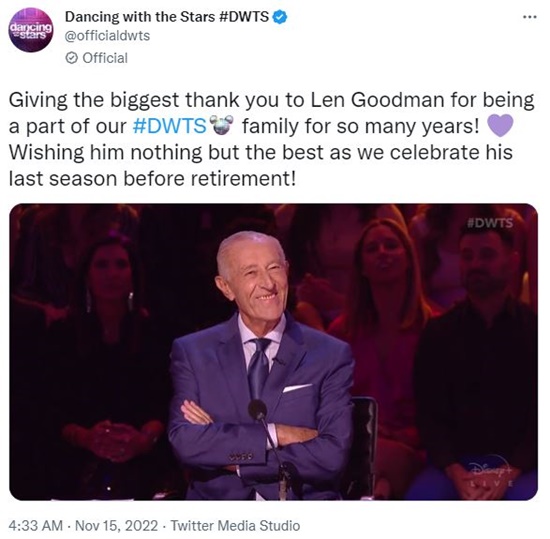 DWTS Len Goodman Leaves The Show Is That Why Tyra Mocked Him