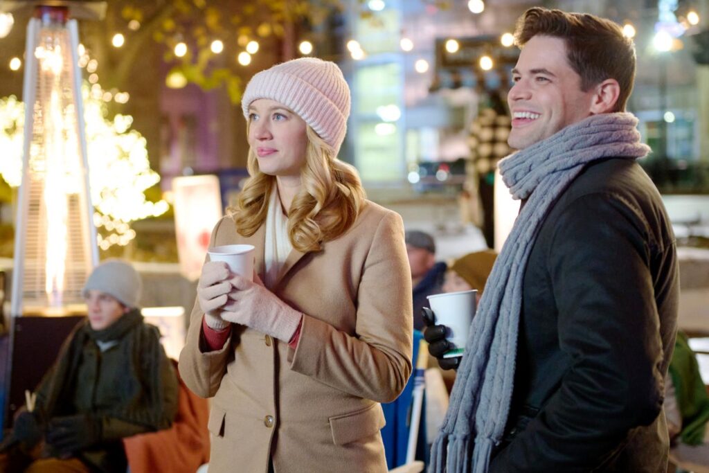 Yael Grobglas & Jeremy Jordan Spark In Hanukkah On Rye On Hallmark