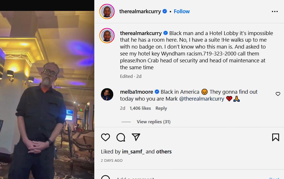 Hallmark star Holly Robinson Peete sends support to Mark Curry over racial profiling incident