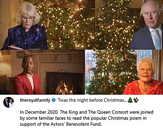 Fans Of King Charles React To Twas the Night Before Christmas