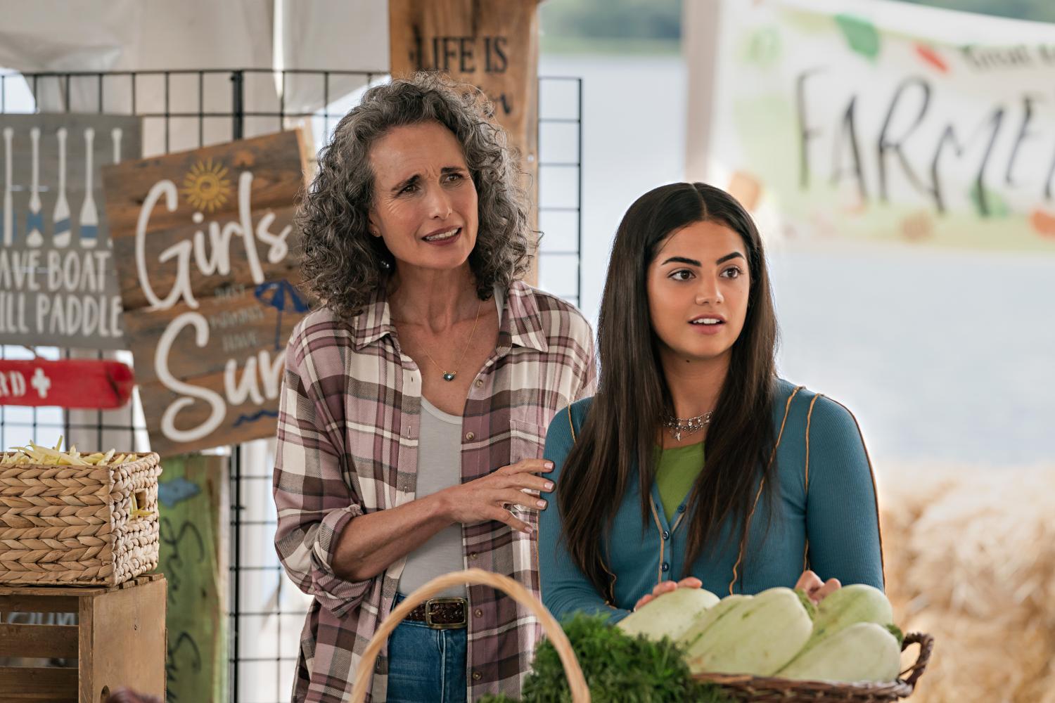 Andie MacDowell and Sadie Laflamme-Snow in The Way Home on Hallmark Channel