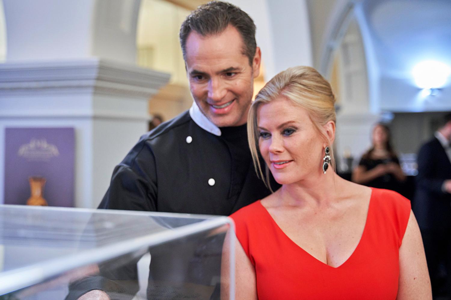 Victor Webster and Alison Sweeney in The Wedding Veil