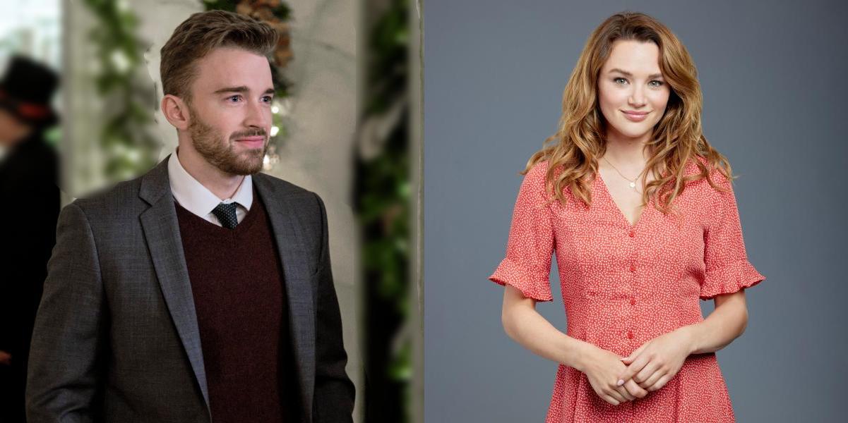 Hunter King and chandler Massey in The Professional Bridesmaid