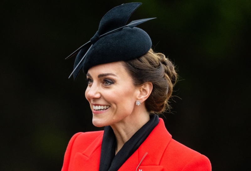 Kate Middleton Visits The Irish Guards As Their Colonel