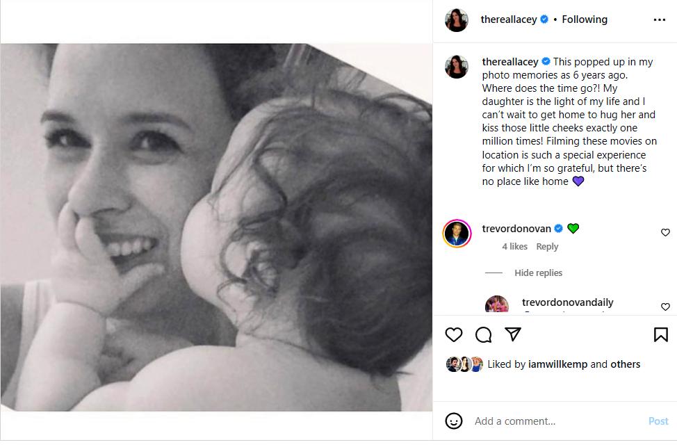Hallmark star Lacey Chabert shared heartwarming moment with her daughter Julia