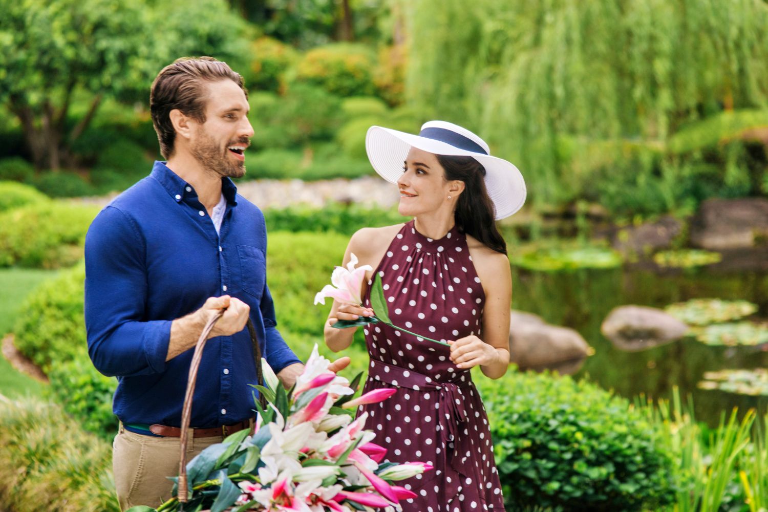 Rhiannon Fish & James O’Halloran Know Where Love Springs On Hallmark