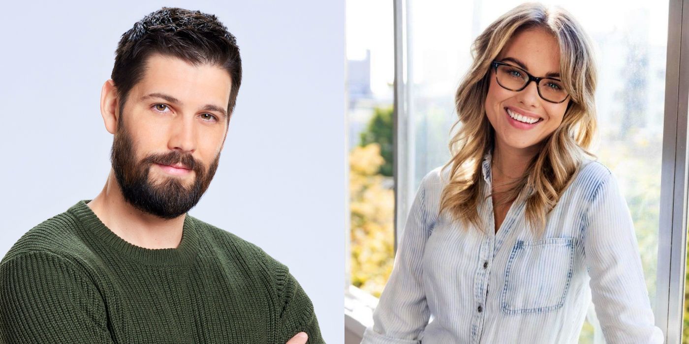 Casey Deidrick and Stephanie Bennett in Wedding Season on Hallmark Channel