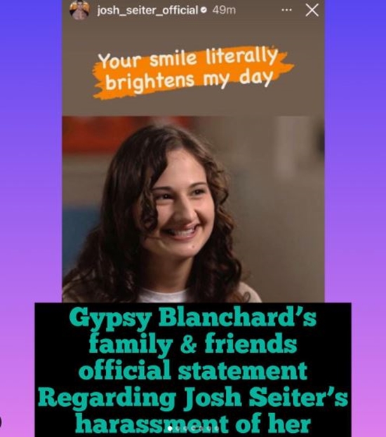 Gypsy Blanchard Serving Time For Murder Harassed By Josh Seiter