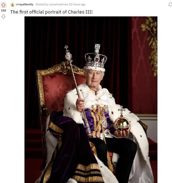 Redditors Drag First Official Photo Of King Charles