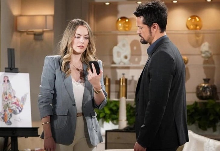 The Bold And The Beautiful: Thomas Forrester (Matthew Atkinson) Hope Logan Spencer (Annika Noelle) 