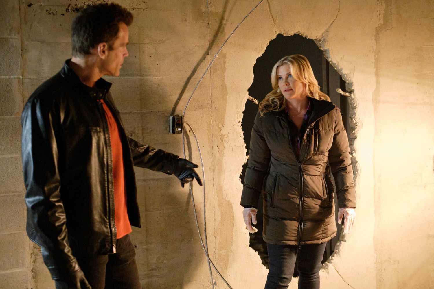 Alison Sweeney and Cameron Mathison in Carrot Cake Murder: A Hannah Swensen Mystery