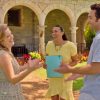 Kabby Borders and Alex Trumble in The Wedding Wish on UPtv