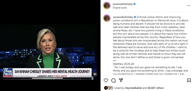 Savannah Chrisley Is Late To The Prison Reform Party But Why Diss Her