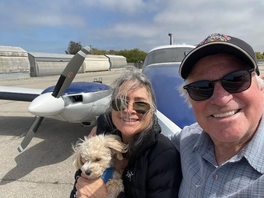 Chesapeake Shores star Treat Williams with his wife, Pamela Van Sant````