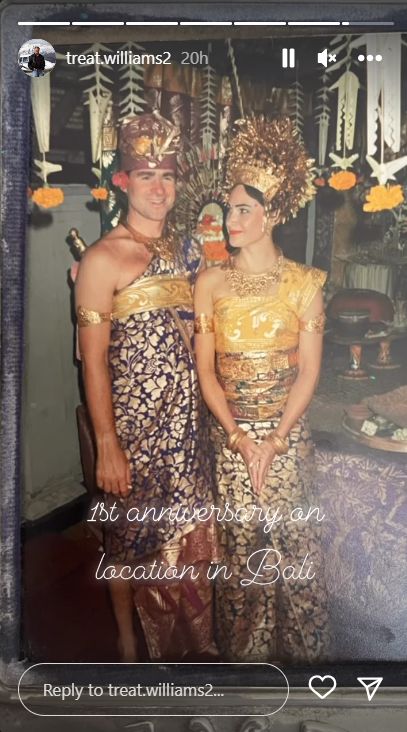 Treat Williams and Pamela Van Sant in Bali