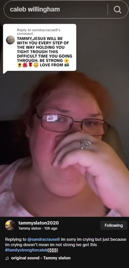1000-Lb Sister Star Tammy Slaton Weeps In New Video About Caleb 2