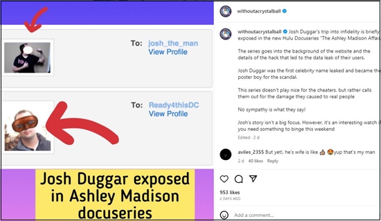 Josh Duggar Resurfaces In The Ashley Madison Affair