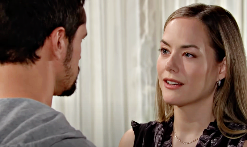 B&B Recap And Spoilers Monday, July 17: Hope Chooses Love, Liam Confesses, Ridge Has Concerns