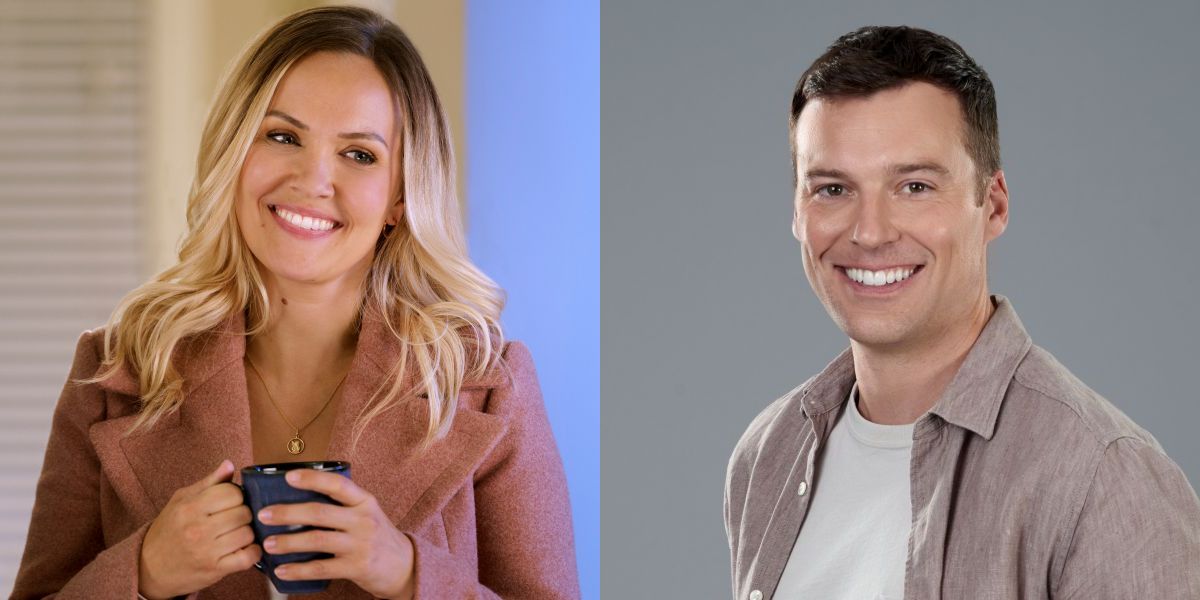 Emilie Ullerup and Peter Mooney in Retreat to You on Hallmark