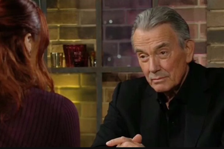 The Young And The Restless: Victor Newman (Eric Braeden) Sally Spectra (Courtney Hope) 