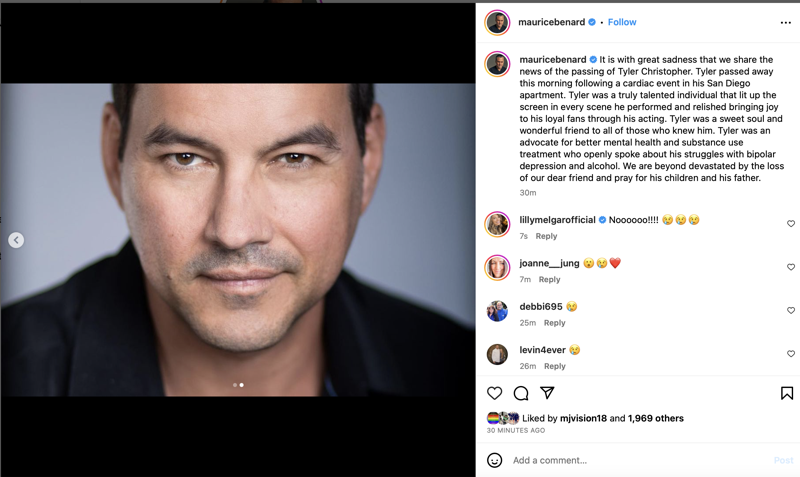  General Hospital Alum Tyler Christopher Dead, Troubled Star Passes Away At 50!