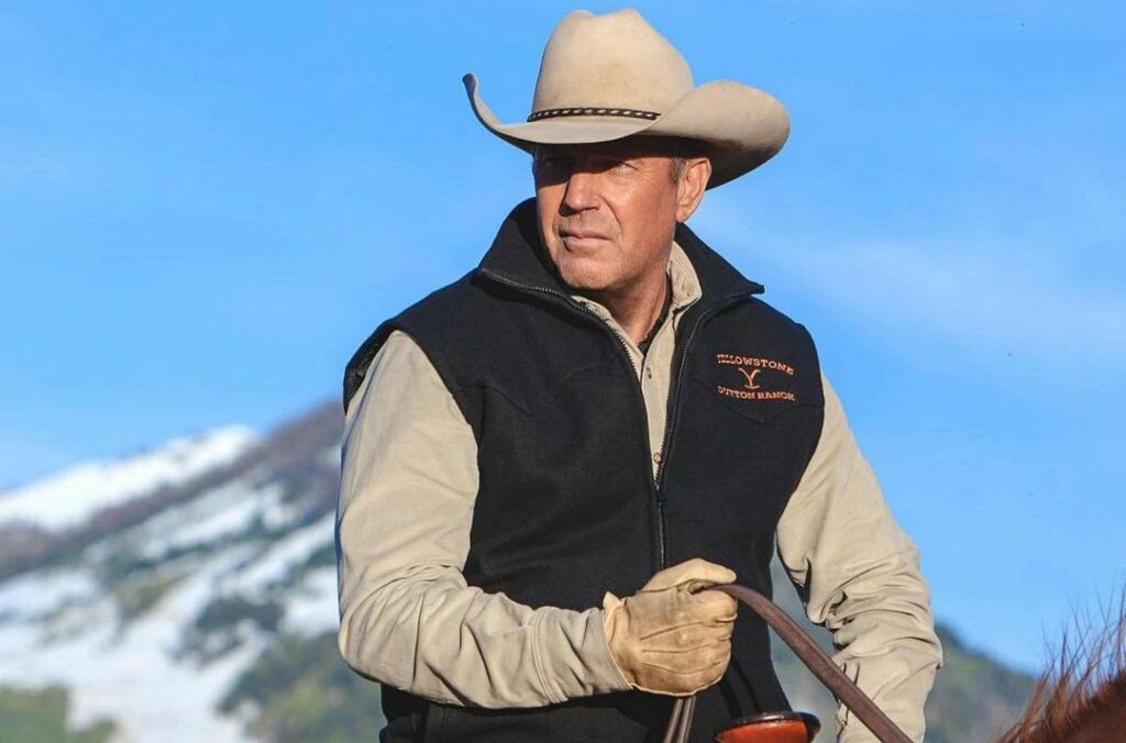 Kevin Costner as John Dutton on Yellowstone