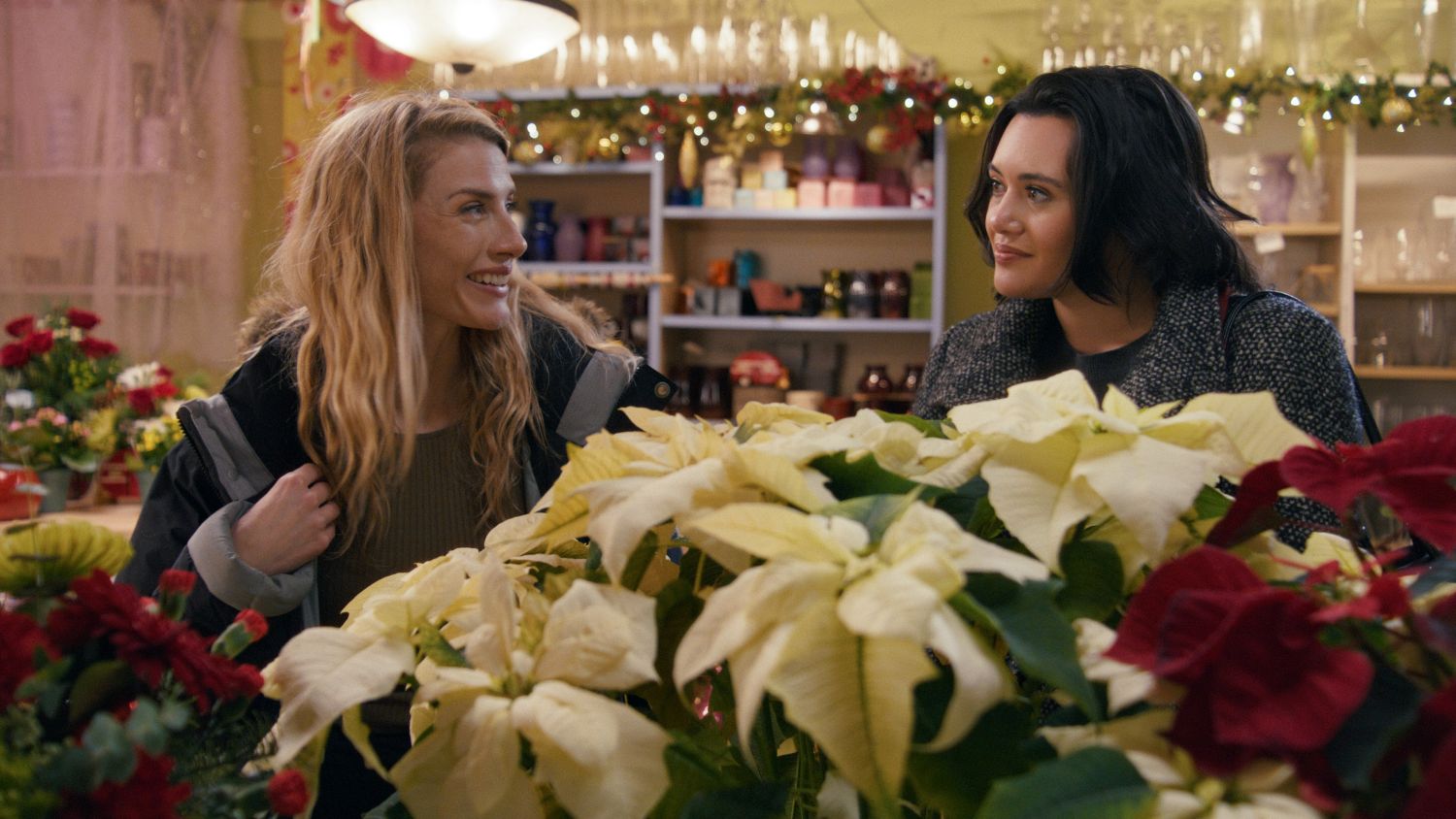 Lindsay Hicks and Rivkah Reyes in A Holiday I Do on Tello
