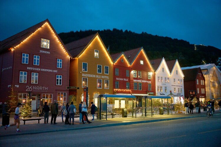 Bergen in Norway in My Norwegian Holiday