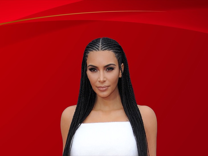Kim Kardashian Unintentionally Reveals Her 'Secret Face Tape' At Oscars Afterparty