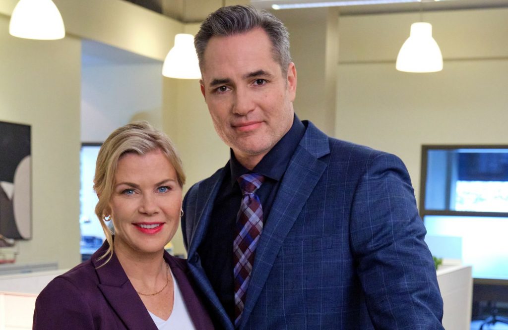 Alison Sweeney & Victor Webster Investigate In One Bad Apple: A Hannah ...