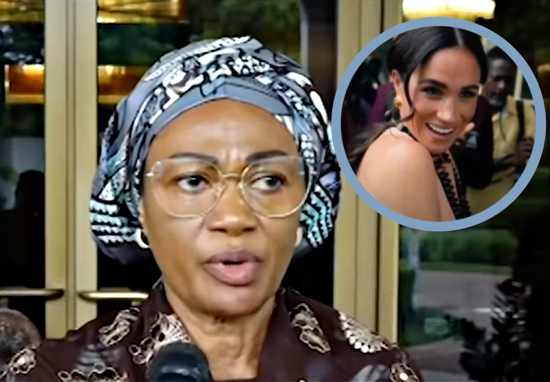 Nigeria’s First Lady Slams Meghan Markle’s Nakedness Has Duchess Barked Back?