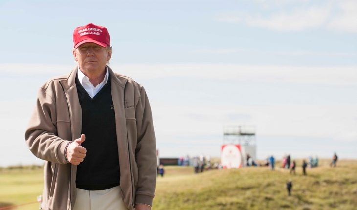 Turnberry,,South,Ayrshire,,Scotland.,30.07.2015.us,Presidential,Hopeful,Donald,Trump,Watches